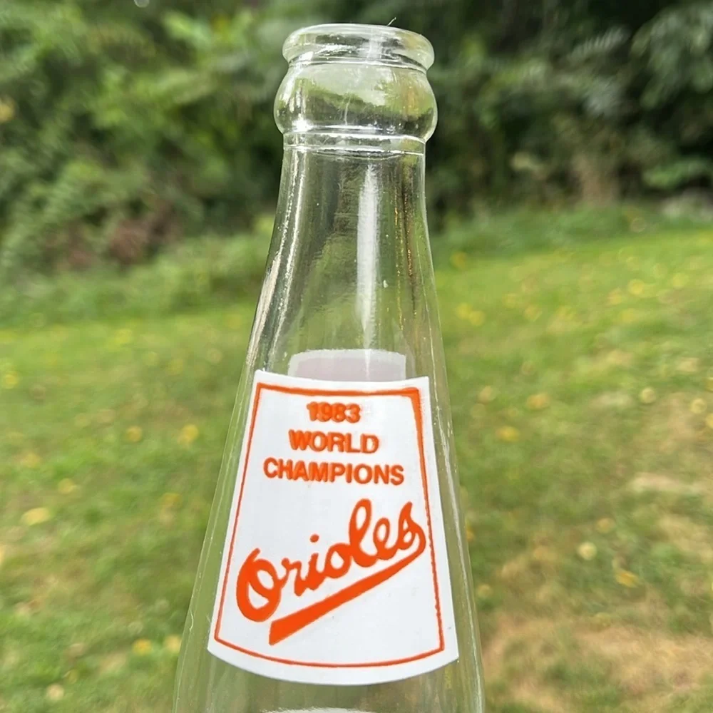 GENUINE 1983 MLB Baltimore Orioles World Series Champions Coca Cola Bottle 10oz